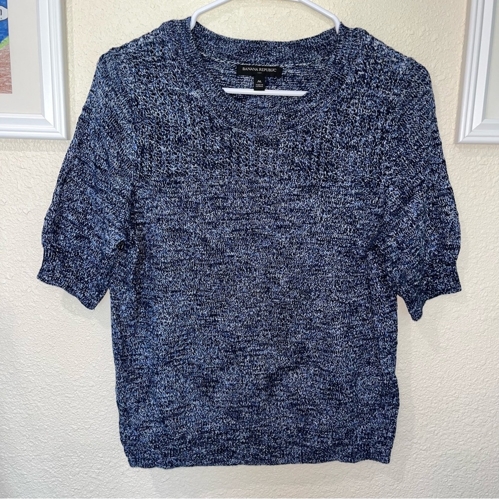 Banana Republic Blue Crew Neck Sweater 1-234